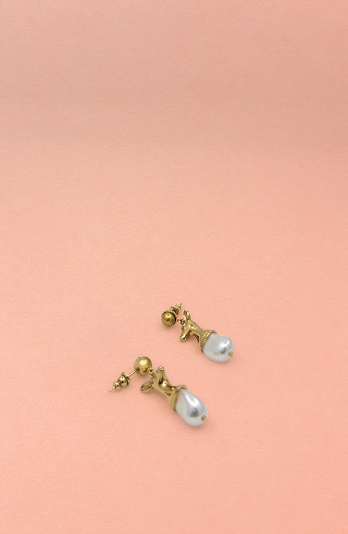 Fawn Drop Earrings in Gold