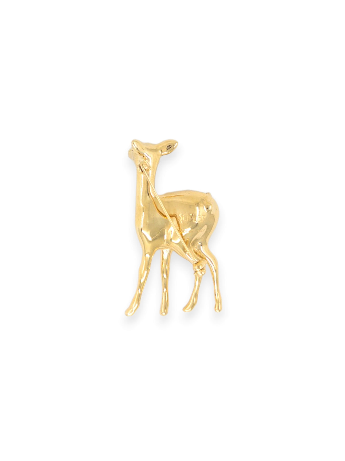 Fawn Brooch in Pearl and Gold