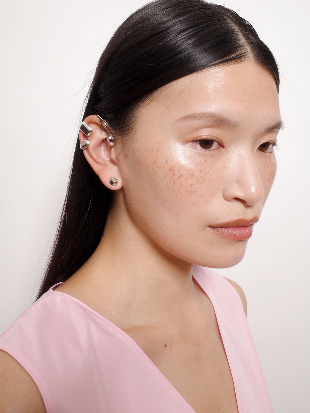 Gabriela Ear Clip in Silver