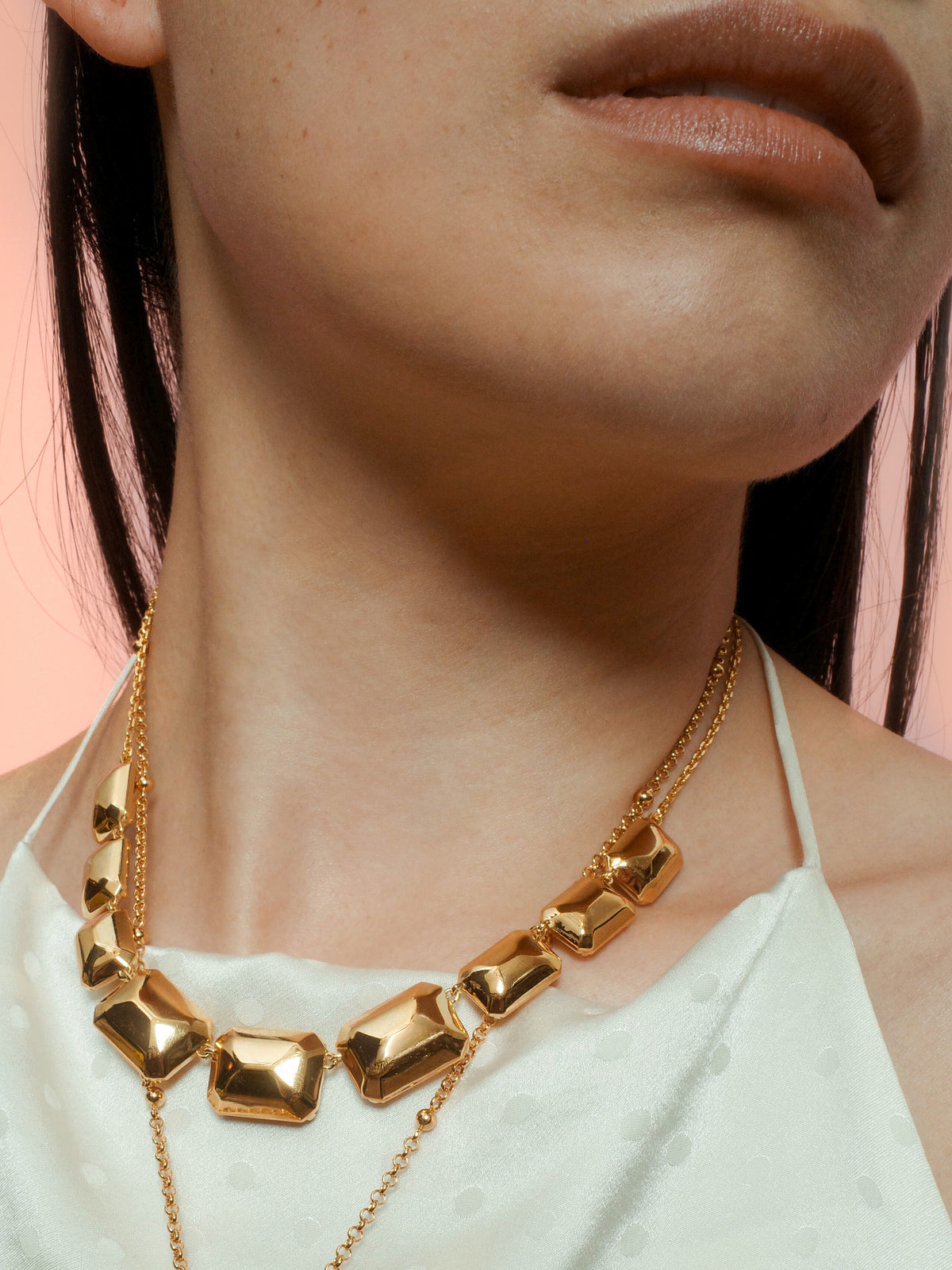Lyric Reversible Necklace in Gold