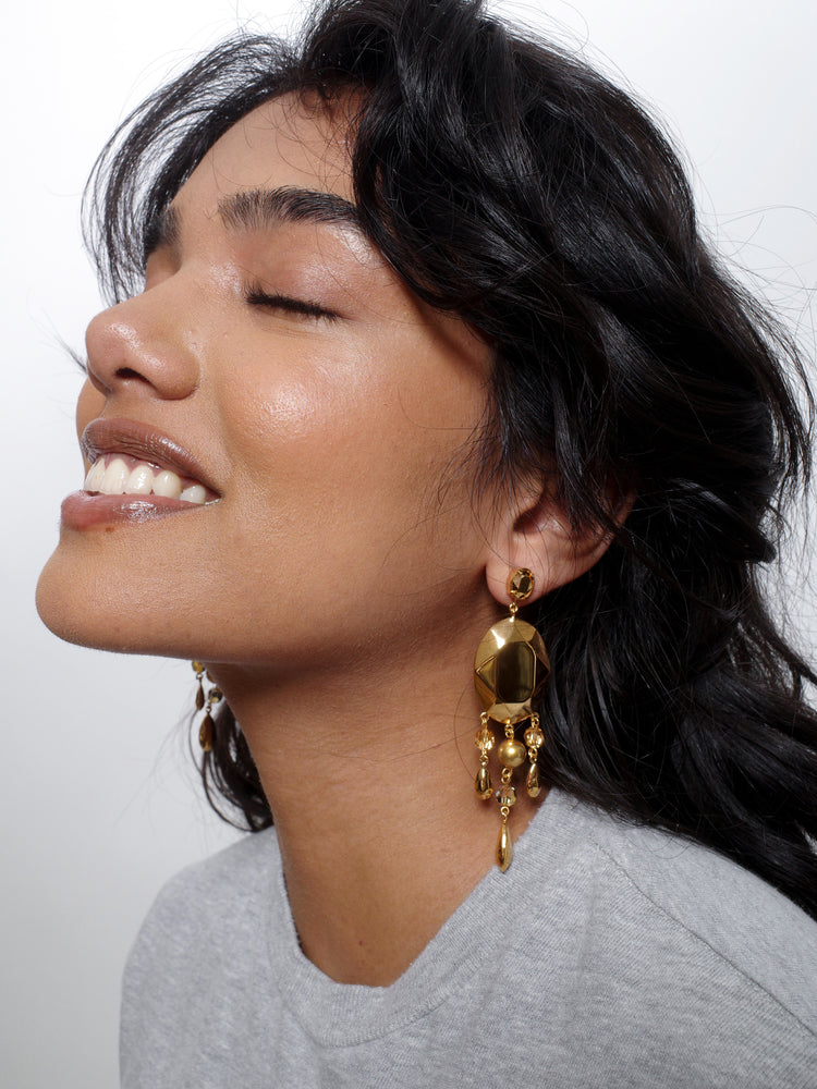 Odette Convertible Earrings in Gold