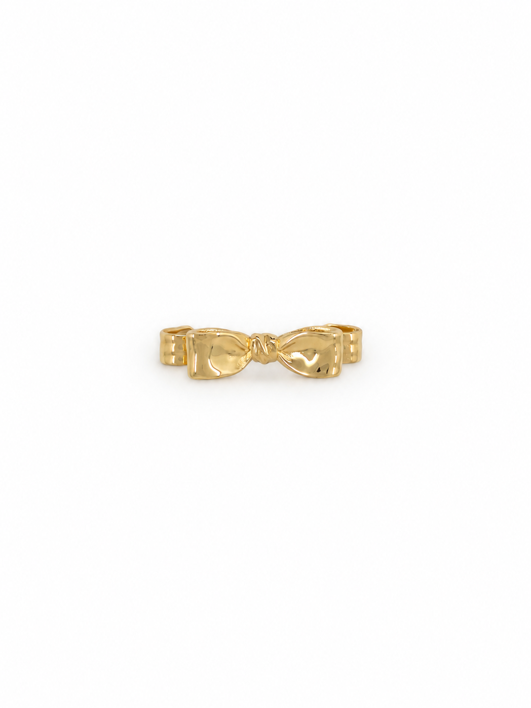 Bow Ear Cuff in Gold