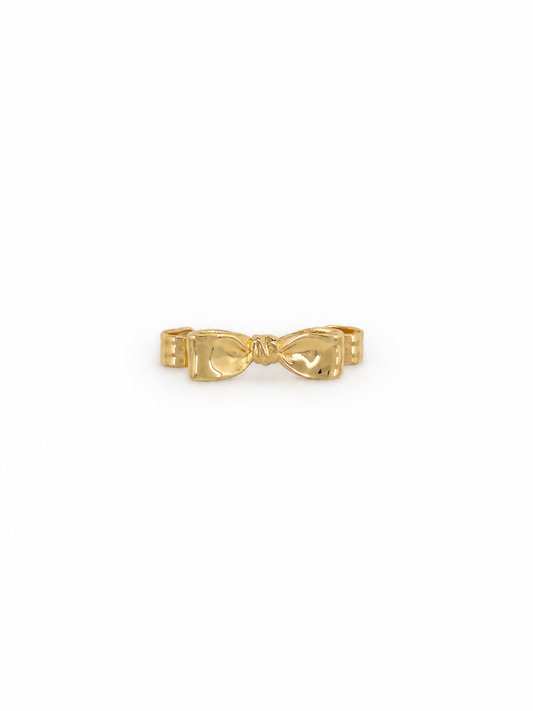 Bow Ear Cuff in Gold