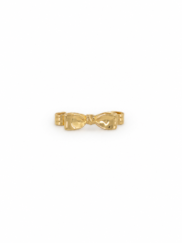 Bow Ear Cuff in Gold