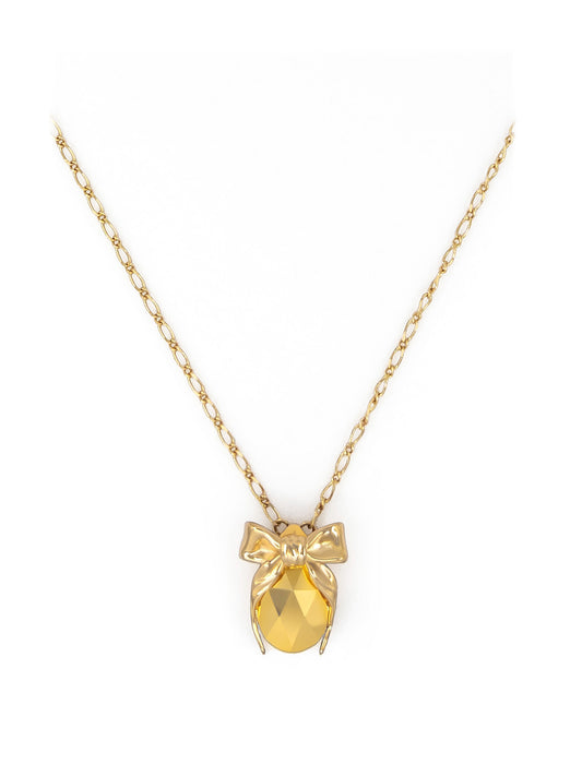 Bow Pendant Necklace