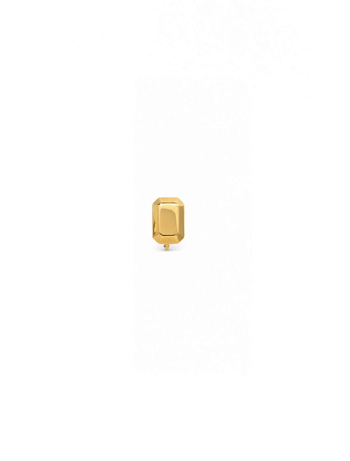 Cecilia Faceted Ear Clip in Gold
