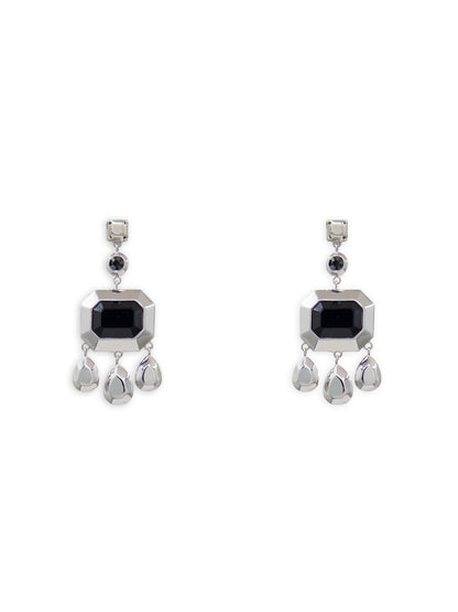 Minerva Convertible Chandelier Earrings in Silver
