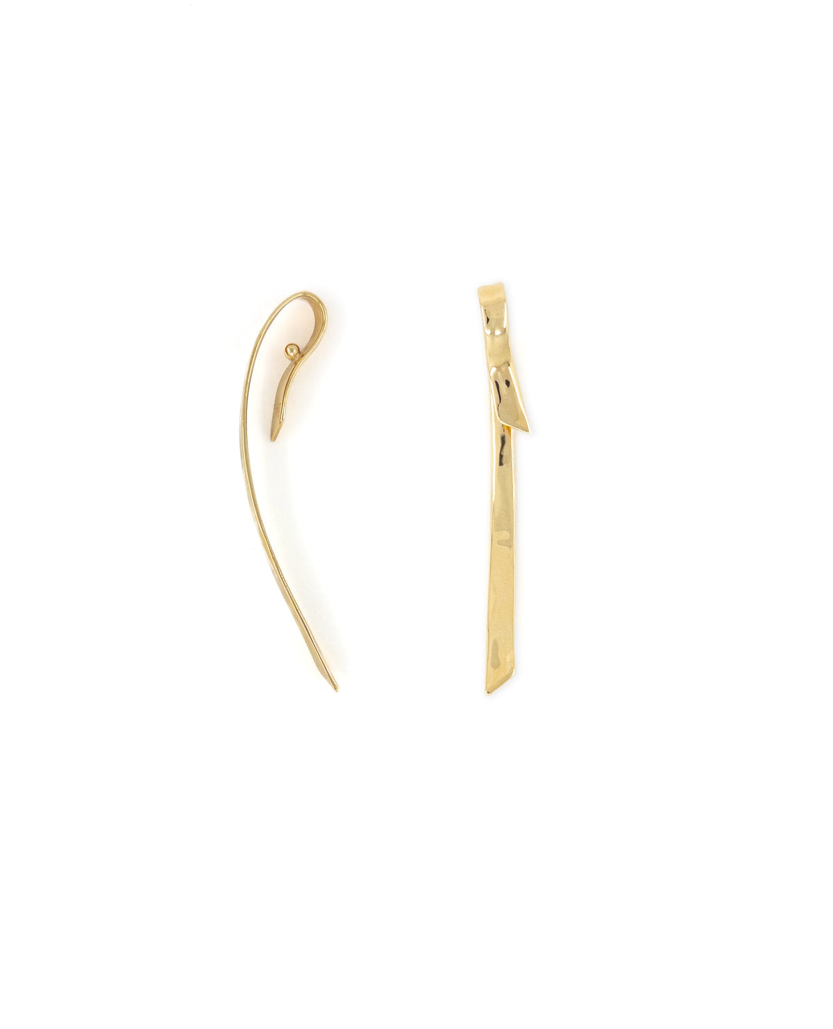 Ribbon Ear Cuff in Gold