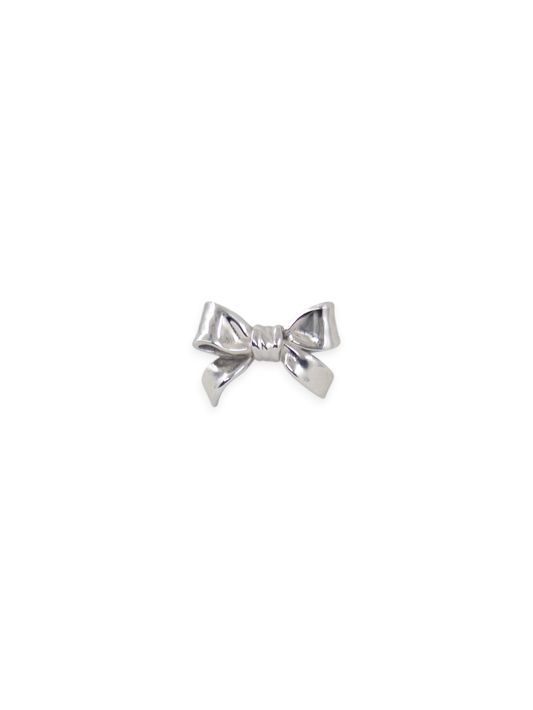 Becky Small Bow Brooch in Silver