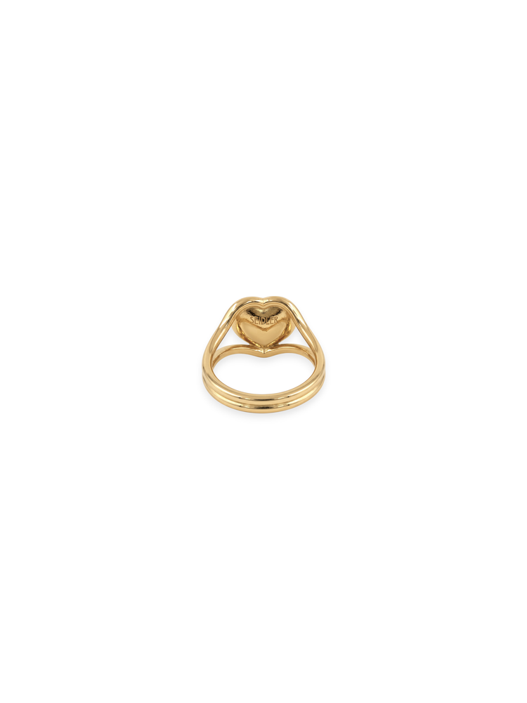 Violet Heart Ring