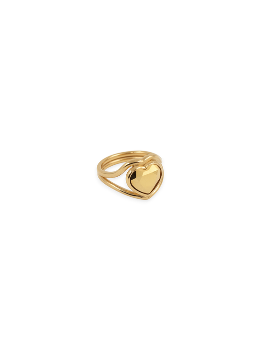 Violet Heart Ring