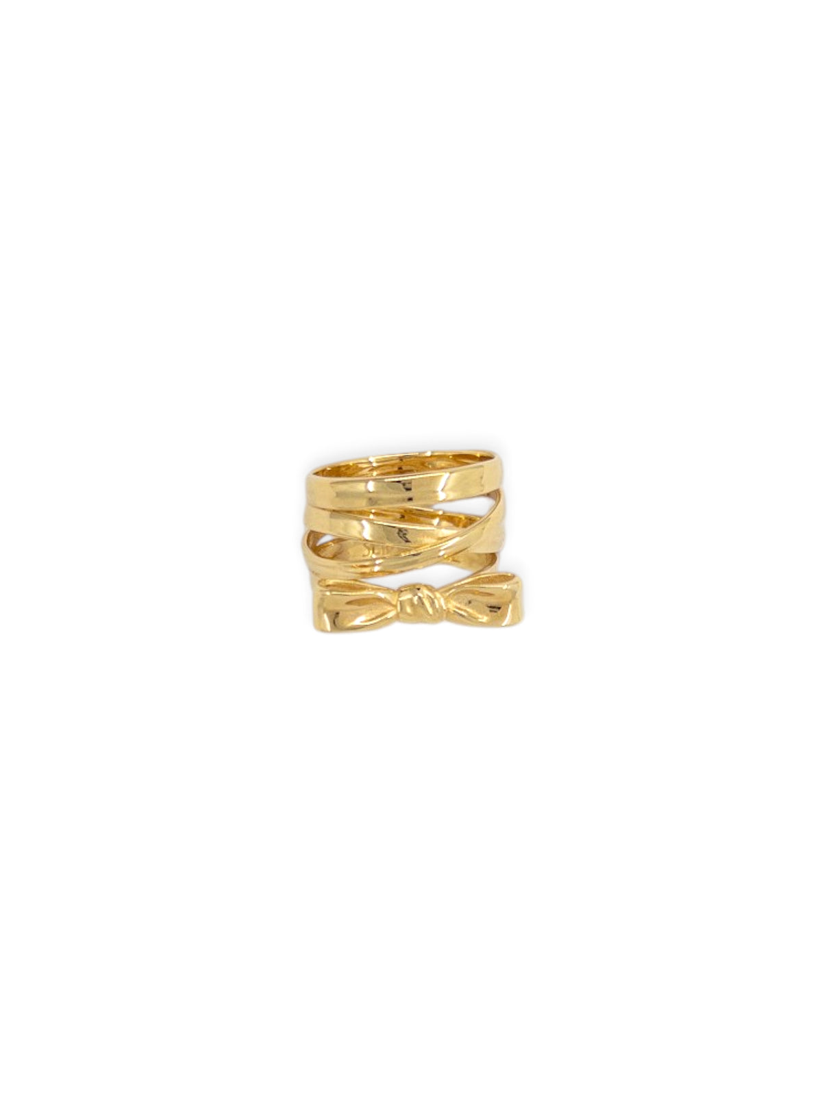 Bow Multi-Ring in Gold